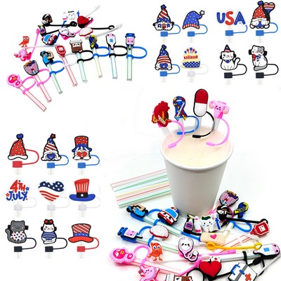 Custom Silicone Straw Topper Cover