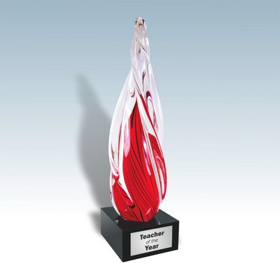 Torch Flame Art Glass Award