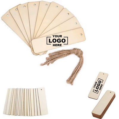 Handcrafted Wooden Bookmark with Intricate Design