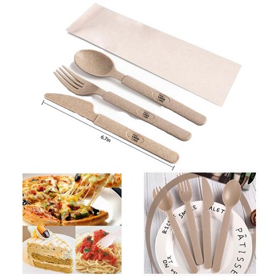 ?Disposable knife and fork set