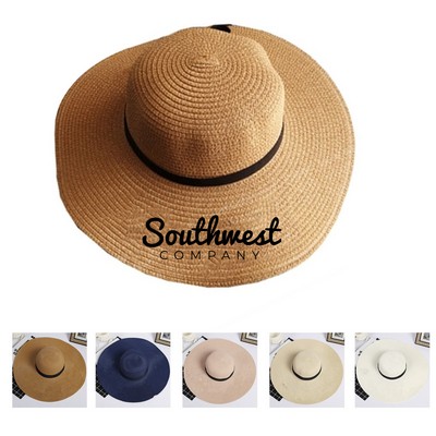 Beach Sun Protective Straw Hat