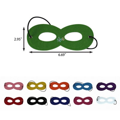 Vibrant Felt Masks for Kids and Adults