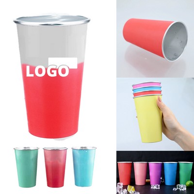 15Oz Cold-Color Changing Tumbler, White-To-Color Magic
