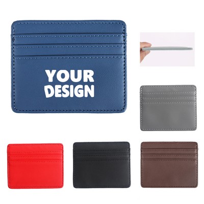 Pu Leather Card Holder