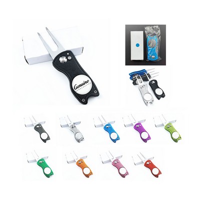 Collapsible Stainless Steel Golf Divot Tool