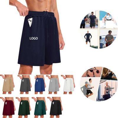 Mens Quick Dry Workout Shorts Basketball Running Athletic