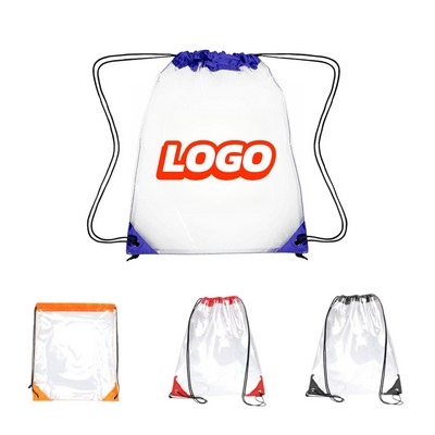 Clear Drawstring Backpack