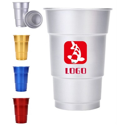 16oz Reusable Aluminum Drink Cup