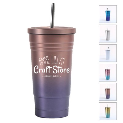 17oz Double-walled Stainless Steel Water Tumbler