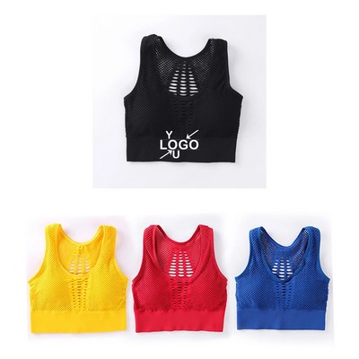 Seamless Women's Yoga and Running Sports Bras