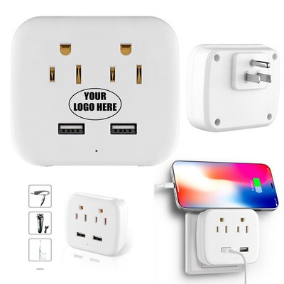 Portable 4-in-1 Wall Extension Outlet