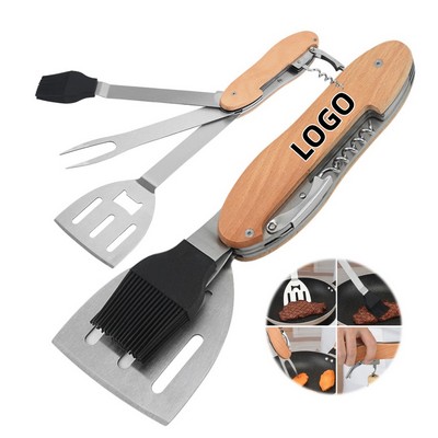 5" 1 Bbq Grill Tool Set