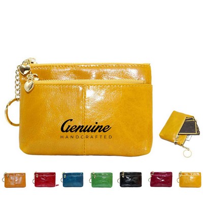 Leather Change Coin Purse