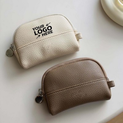 Leather Zipper Pouch