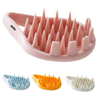 Portable Handheld Silicone Hair Wash Brush