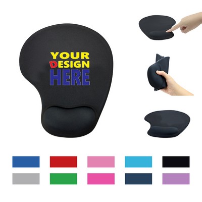 Full Color Mouse Pad With Wrist Support