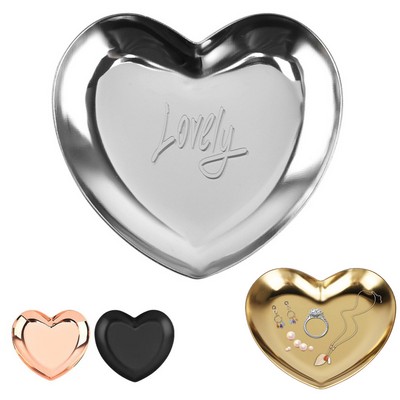 430 Stainless Steel Heart-shaped Tray