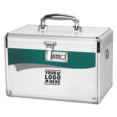 12 x 7.68 x 7.87" Medication Organizer Medicine Lock Box with Combination Safe Lock