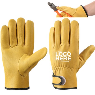Sheepskin Welding Gloves With Heat Resistant Protection