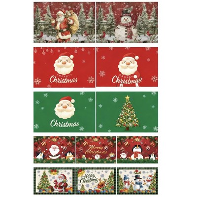 Natural Linen Christmas Table Mats