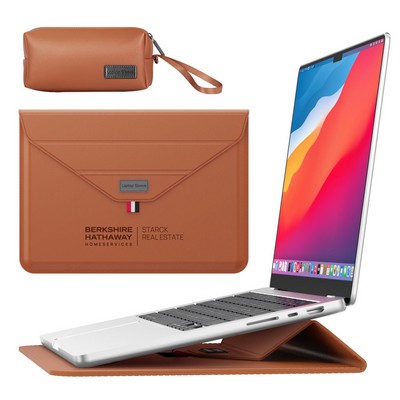 15.4" Laptop Case, Computer Sleeve Bag with Small Storage Case