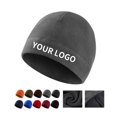 Polar Fleece Skull Cap Ten Inches Width Nine Inches Height