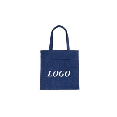 Custom Denim Tote Bag