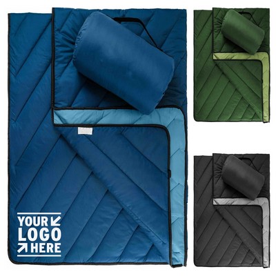 Perfect For Camping Backpacking Extra Warm Fluffy Quilt Cold Weather Puffy Blanket