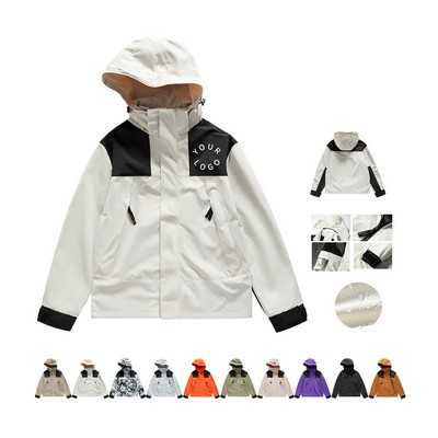 Waterproof Softshell Jacket With Removable Hood