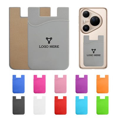 Silicone Phone Wallet Card Holder