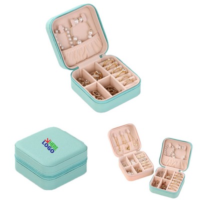 Travel Trip Portable Earring Necklace Ring Storage Box