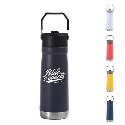 18oz Stainless Steel Insulated Water Bottle with Handle
