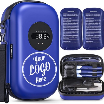 Insulin Cooler Travel Case with Rechargeable Temp Display