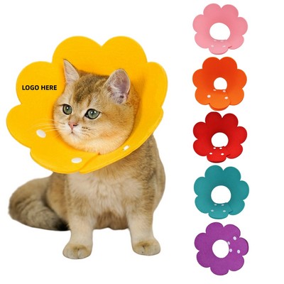 Felt Adjustable Cat Cone Collar