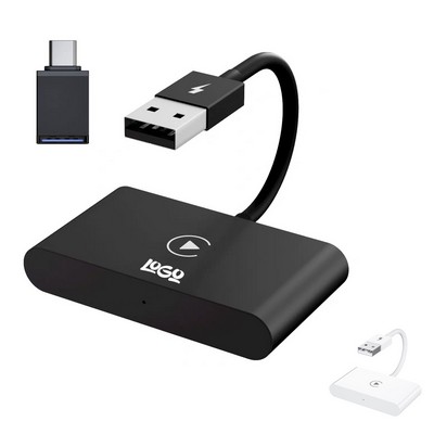 Wireless Adapter for Converting Wired In-Car Projection Systems