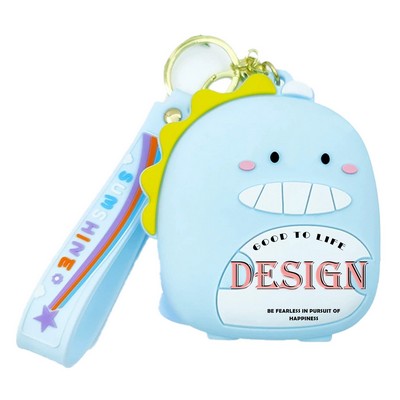 Cute Mini Cartoon Silicone Money Holder Charm