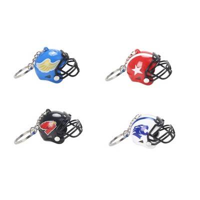 Football Helmet Keychain