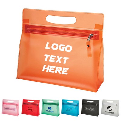 Transparent PVC Cosmetic Storage Bag