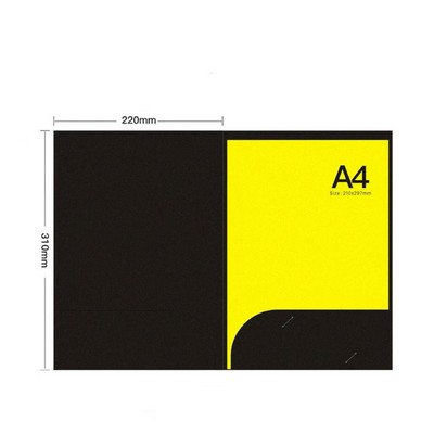 Double pocket document folder