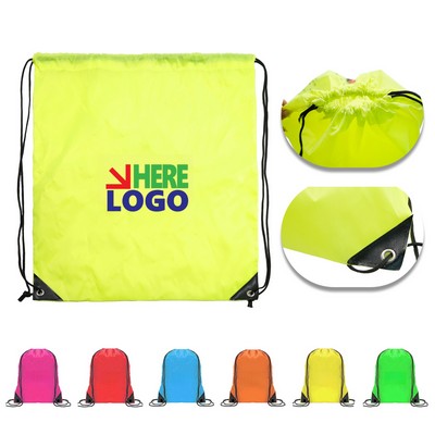 210D Multicolor Drawstring Bag