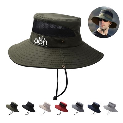 Wide Brim Uv Protection Sun Bucket Hat
