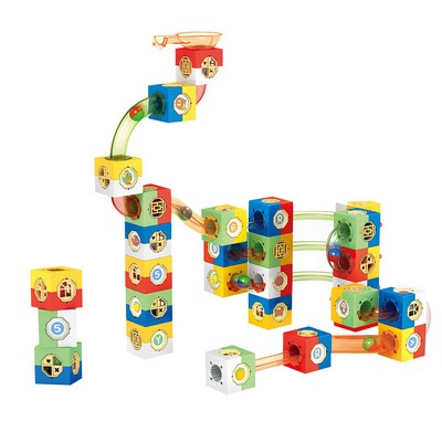 Creative Pipeline Rolling Ball Track Building Blocks Interlocking Puzzle Toy Set