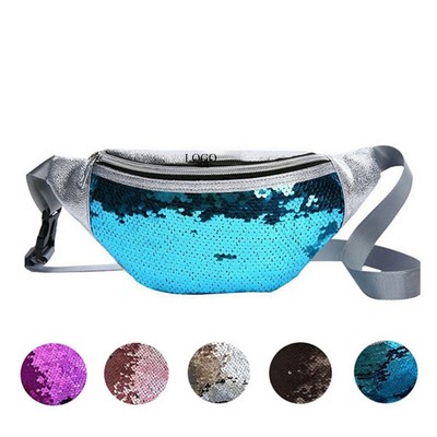 Glitter Sequins Fanny Pack Waist