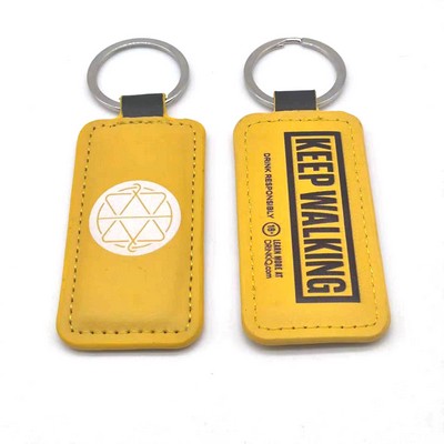 PU Leather Metal Keychain
