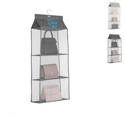 Multi-Pocket Hanging Bag Storage Organizer