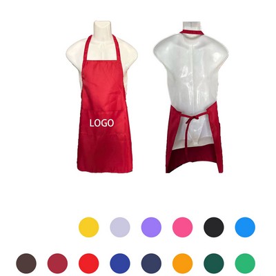 Comfortable Bib Apron With 2 Pocket