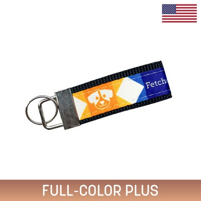 3" Sublimated Key Strap w/ Nickel Plated Hardware