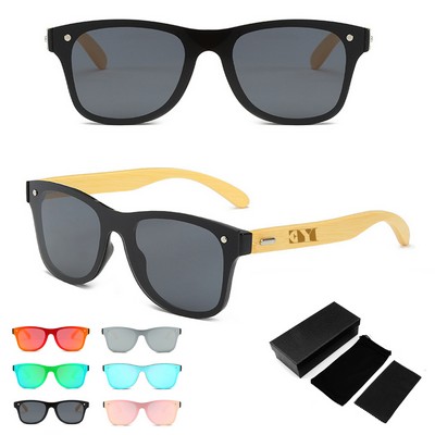 Wooden Frame Sunglasses