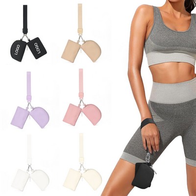 Dual Pouch Wrist Wallet