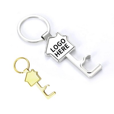 Home Roof Smartphone Stand Multi-Tool Keychain